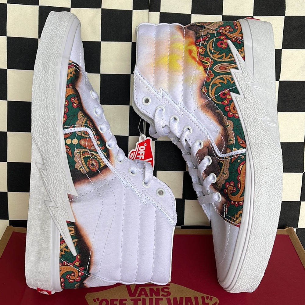 Vans Sk8-Hi Bolt Big Reveal True White/P WMNS sneakers - Picture 12 of 16